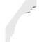 Ekena Millwork 5-in. W x 18-in. D x 24-in. H Pescadero Architectural Grade PVC Knee Brace BRCP05X18X24PEC - alternate 2